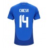 Italien Federico Chiesa #14 Heimtrikot EM 2024 Kurzarm